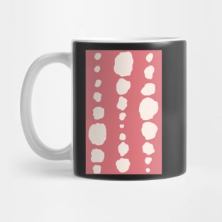 Modern abstract organic polka dots in watermelon piink Mug